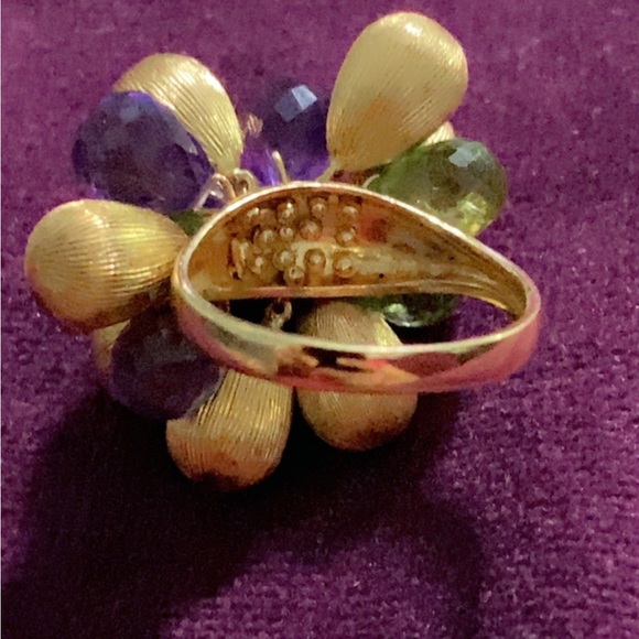 18k solid gold ring - Picture 7 of 8